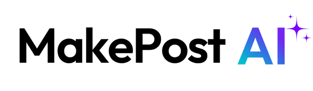 MakePostAI Generate Posts, Reels, Stories, Texts and Ads - Logo